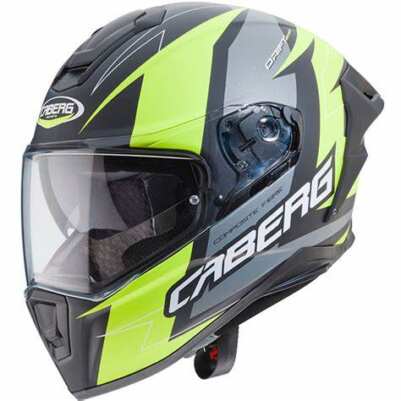 КАСКА CABERG  DRIFT EVO CARBON MATT ANTHRACITE /YELLOW FLUO