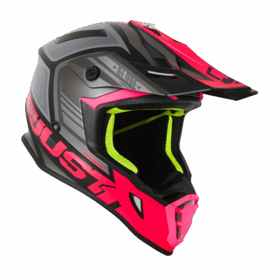 КАСКА JUST1 J38 BLADE FLUO FUXIA/BLACK MATT