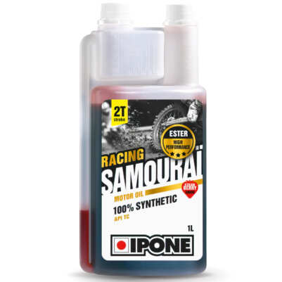 Двутактово масло IPONE SAMOURAI RACING FRAISE STRAWBERRY - 1L