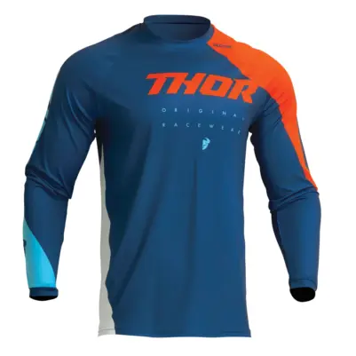 Джърси THOR SECTOR EDGE NAVY/RED ORANGE