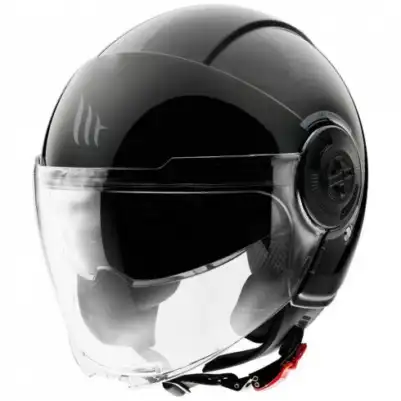 Каска за скутер MT VIALE SOLID GLOSS BLACK